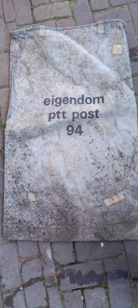 Oude PTT Post zak, Ophalen of Verzenden, Gebruikt, Gebruiksvoorwerp