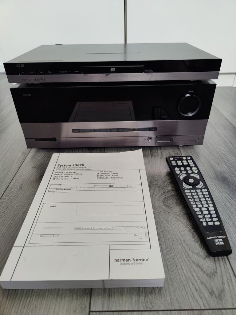 Harman Kardon AVR138 DVD 28, Zo goed als nieuw, 5.1-systeem, Dvd-speler, Ophalen
