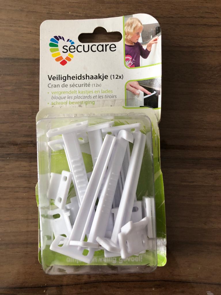 Secucare veiligheidshaakjes (8 nieuw, 8 gebruikt), Ophalen of Verzenden, Zo goed als nieuw