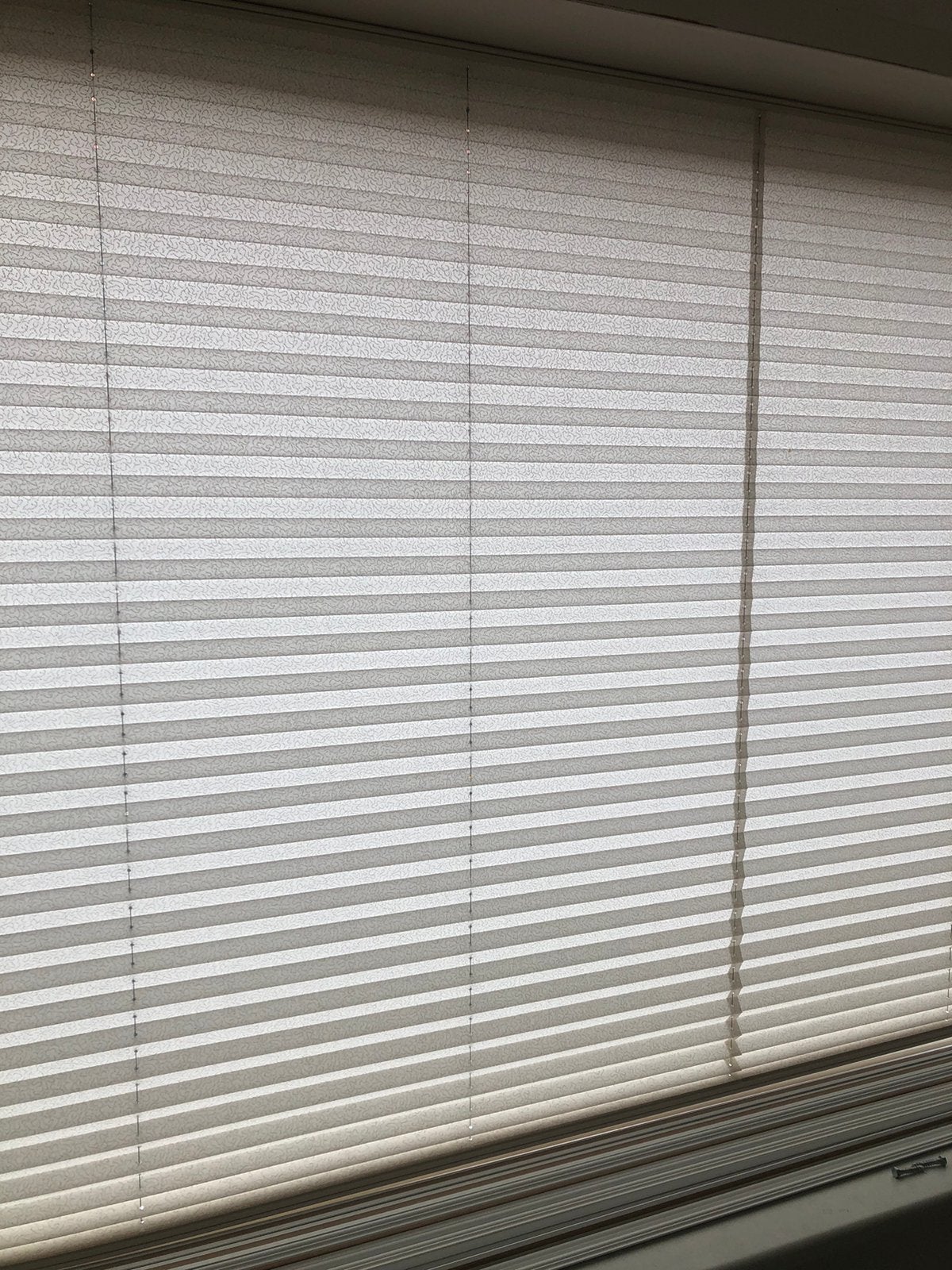 Plissé vouw gordijnen, Huis en Inrichting, Ophalen, Gebruikt, 200 cm of meer, Crème