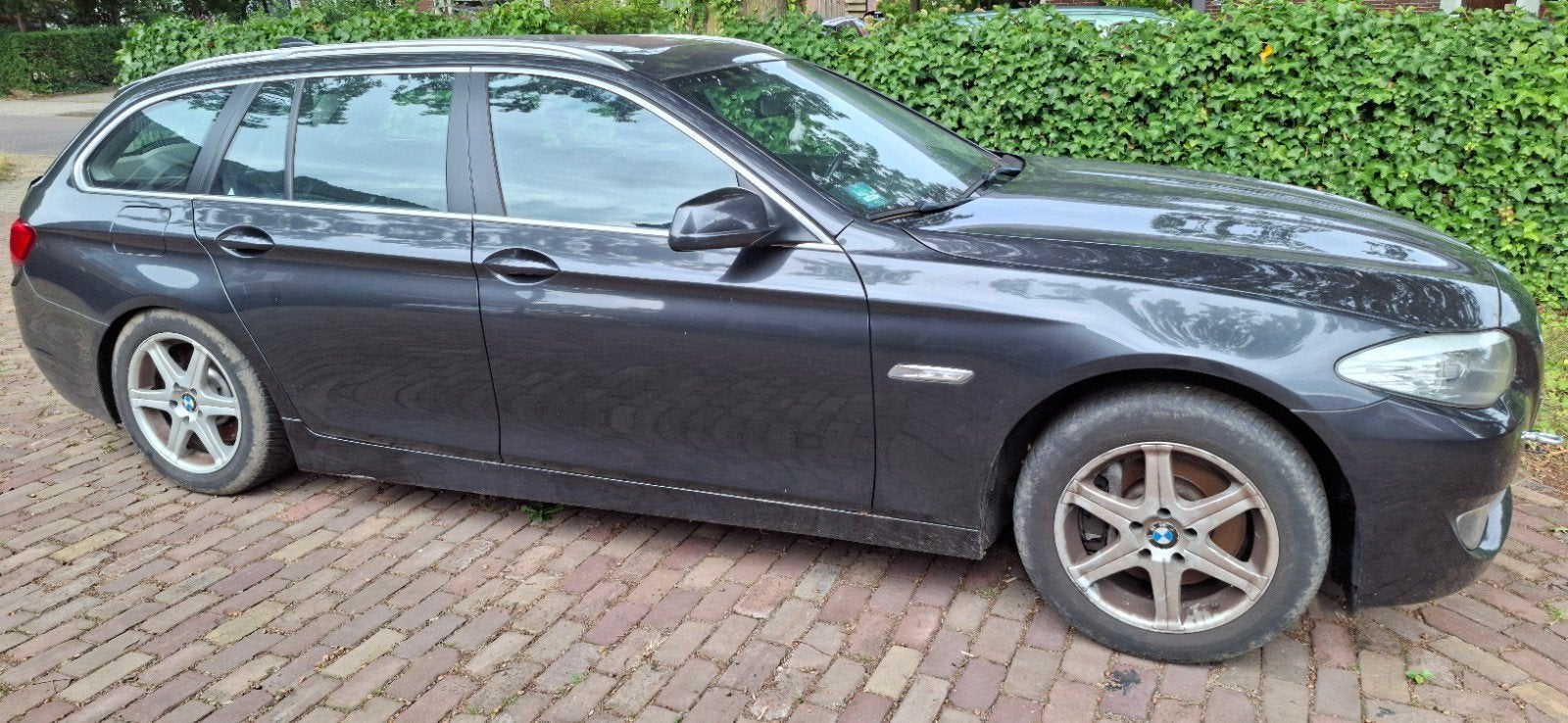 BMW F11 - 528i executive – motorschade, Stationwagon, Zilver of Grijs, Benzine, Ophalen