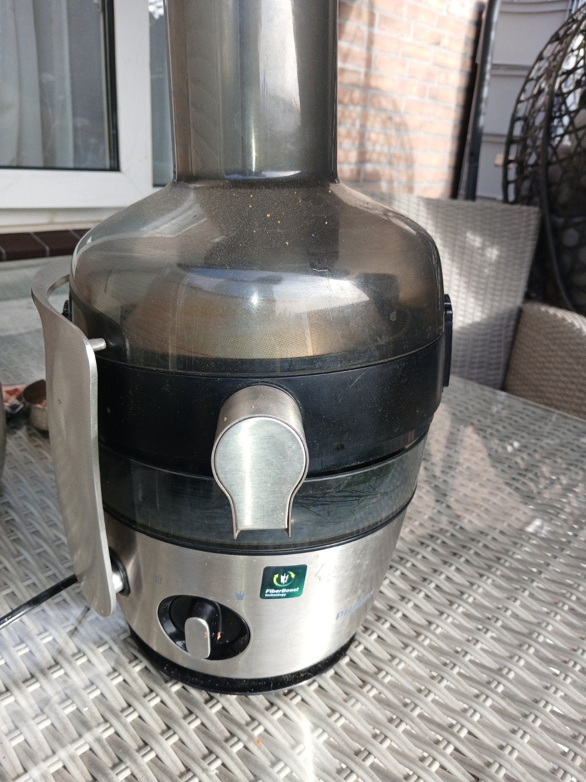 Philips Avance Collection Sapcentrifuge HR1921/20 FiberBoost, 1 tot 2 liter, Ophalen, Gebruikt, 2 snelheden