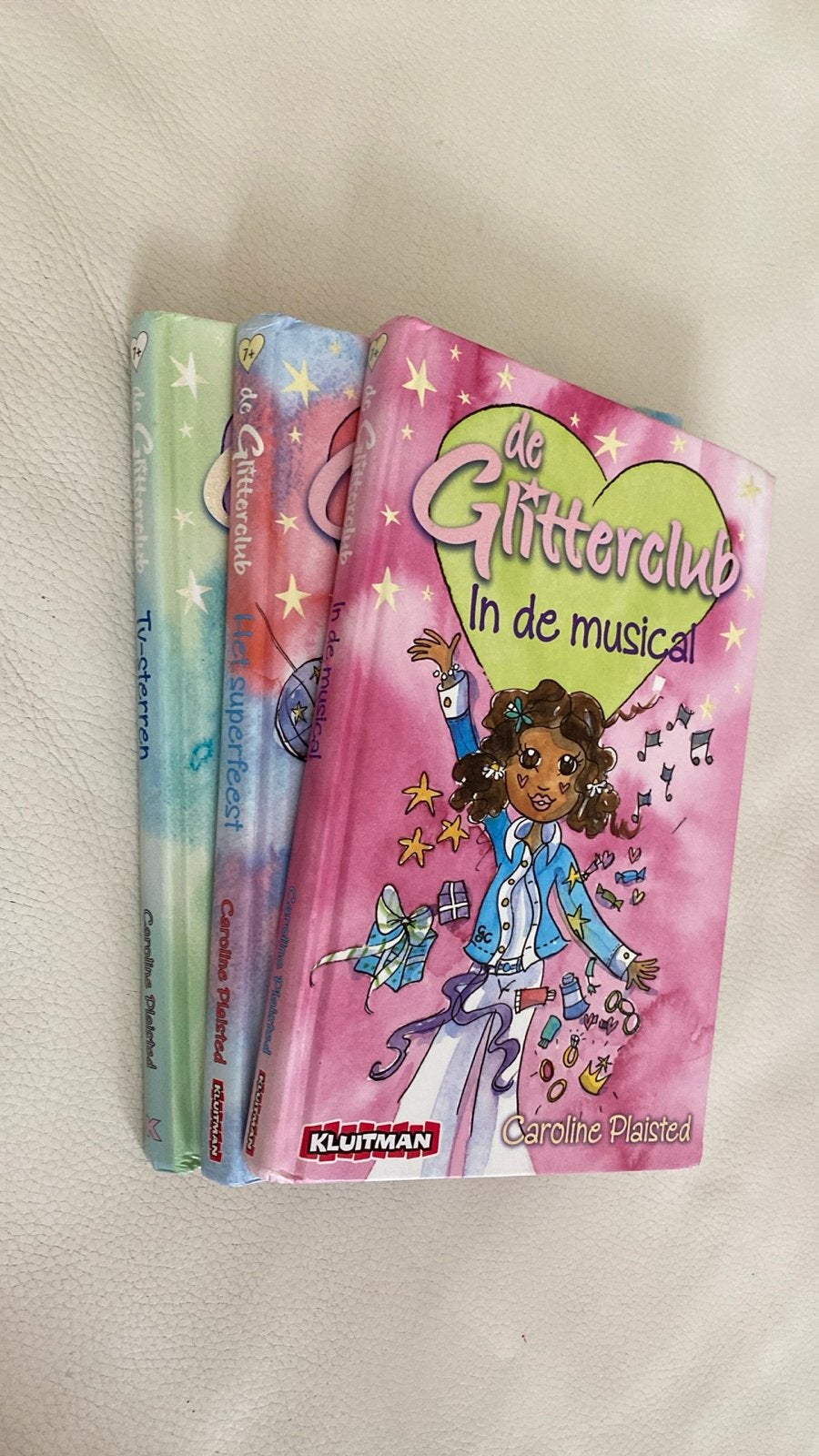 De Glitterclub Boeken - In de musical, Tv-sterren, Het super, Boeken, Kinderboeken | Jeugd | 10 tot 12 jaar, Ophalen of Verzenden