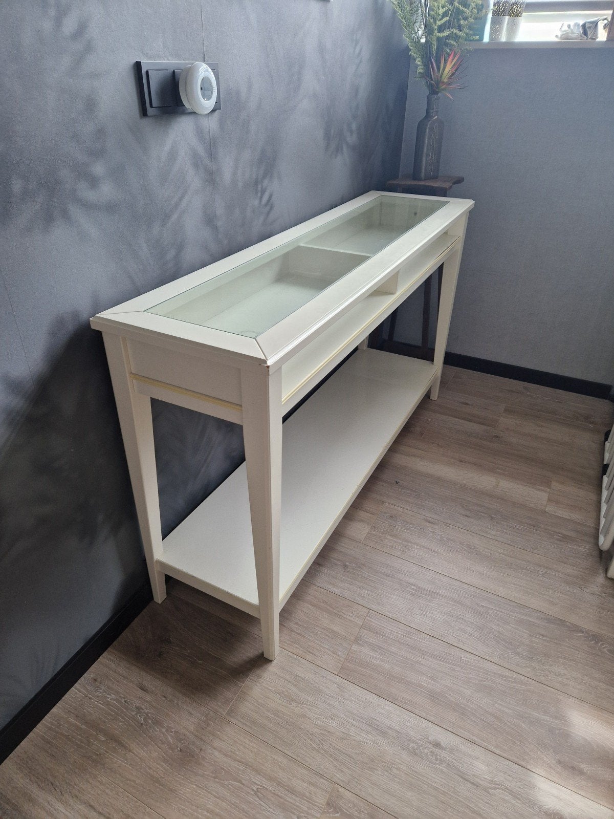 Sidetable, Ophalen, Gebruikt, 100 tot 150 cm, Glas