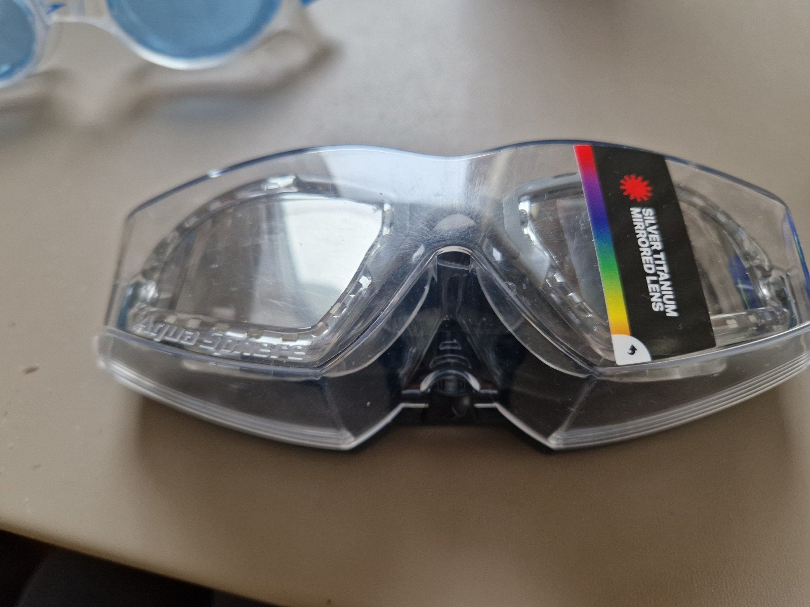 Aqua Sphere Kayenne PRO zwembril - zilver titanium mirror, Watersport en Boten, Overige typen, Nieuw, Ophalen of Verzenden, Dame of Heer