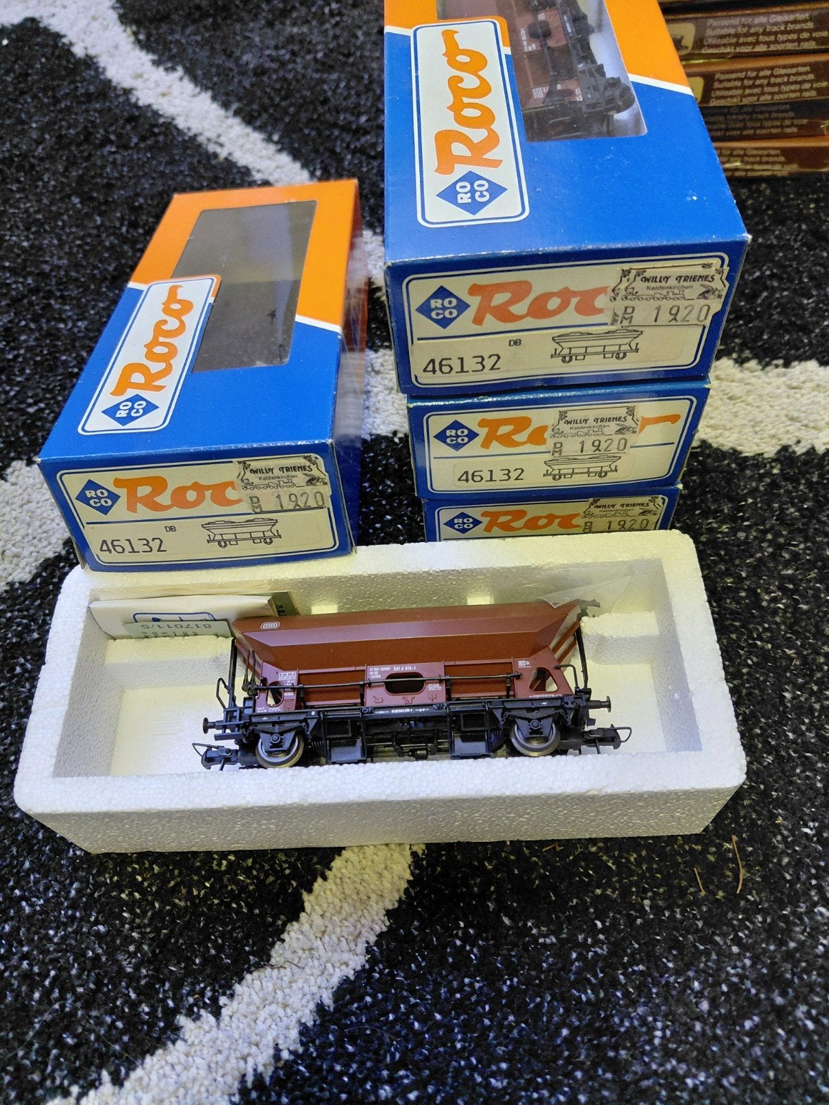 Roco 46132 DB Wagon - 4 stuks. Zo goed als nieuw, Hobby en Vrije tijd, Ophalen, Zo goed als nieuw, Gelijkstroom, Wagon