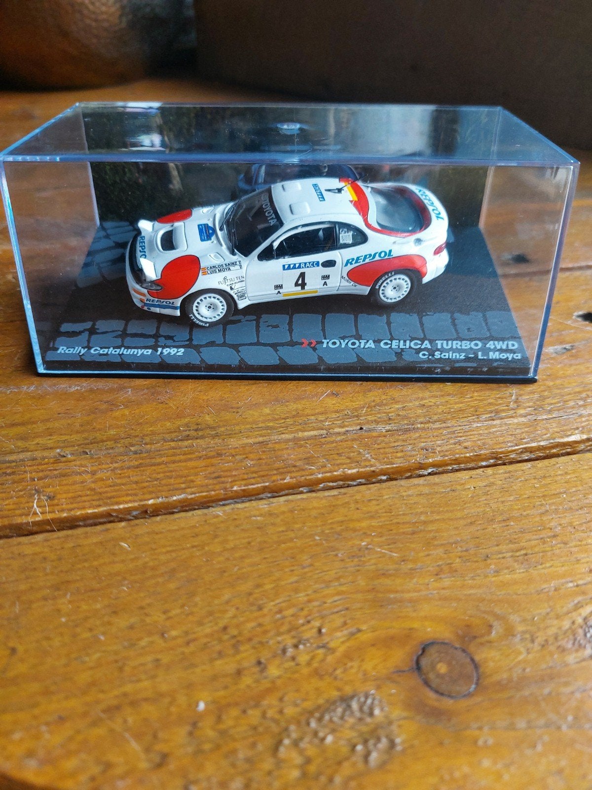 MODELAUTO 1-43 TOYOTA CELICA T18 RAILLY, Ophalen of Verzenden, Zo goed als nieuw, Auto, Overige merken