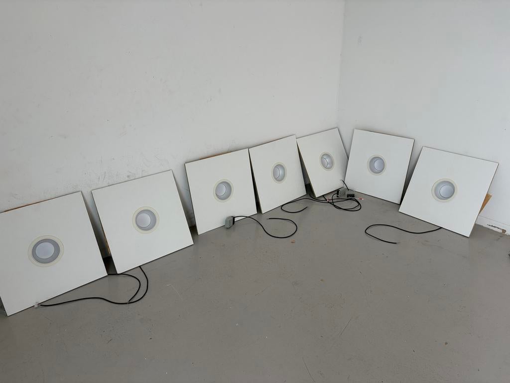 7 LED Downlights voor systeemplafond, Ophalen, Gebruikt, Metaal of Aluminium, Led