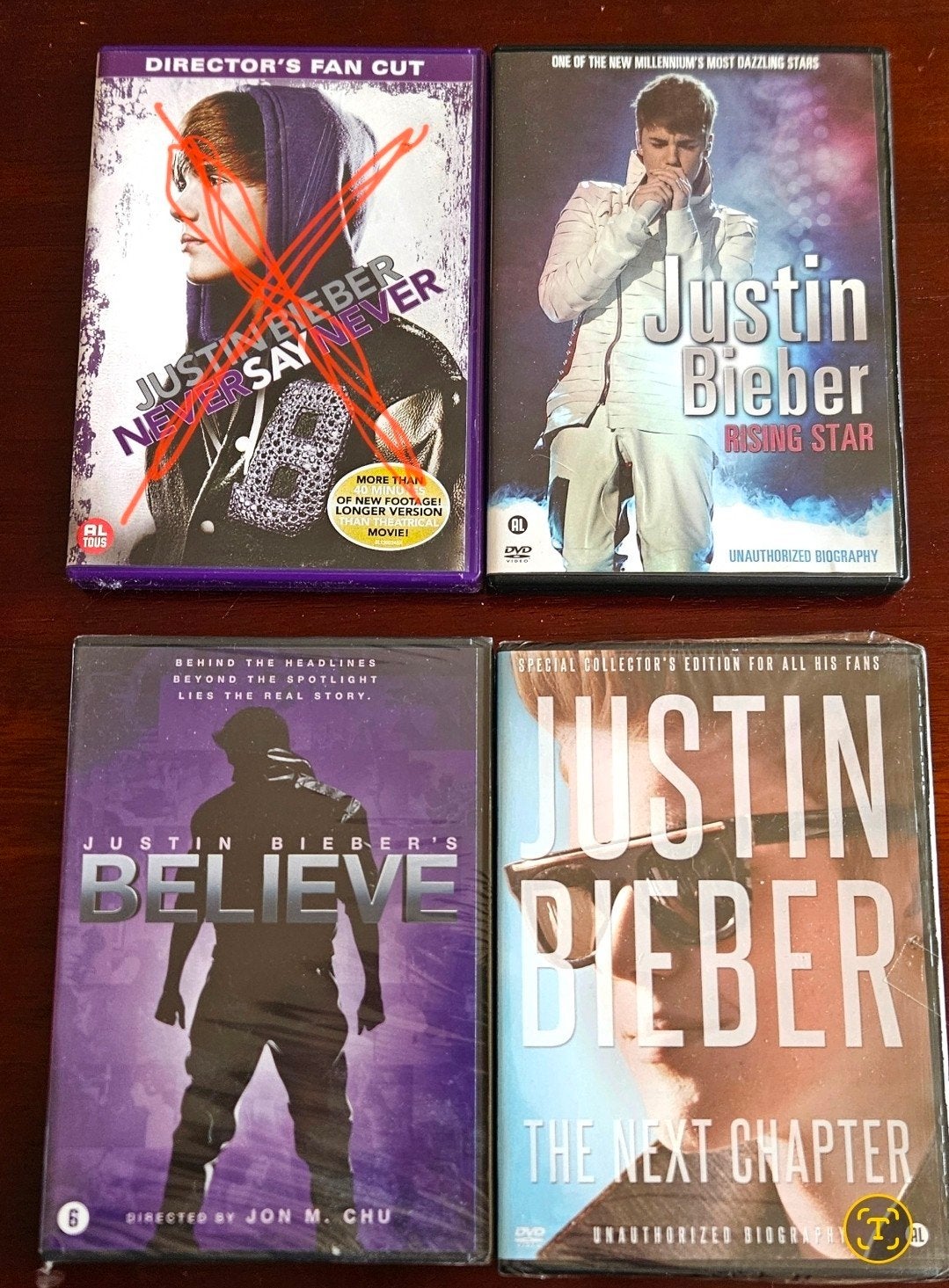 Justin Bieber DVD's, Alle leeftijden, Ophalen of Verzenden, Nieuw in verpakking