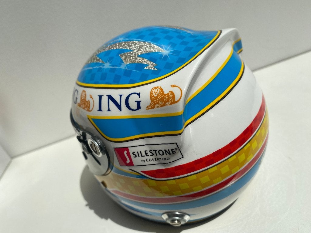 F1  HELM   F. ALONSO   1/2   2008, Ophalen of Verzenden, Auto