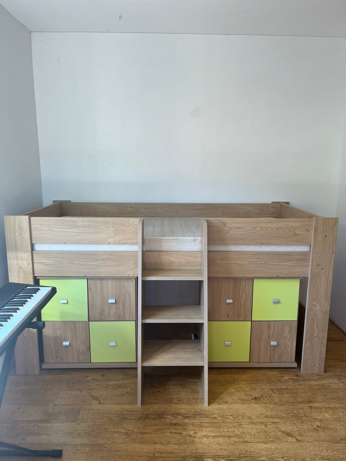 Halfhoogslaper, Kinderen en Baby's, Kinderkamer | Stapelbedden en Hoogslapers, Ophalen, Zo goed als nieuw, Halfhoogslaper