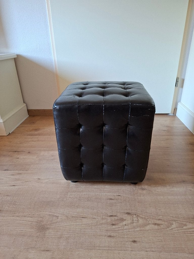 Poef, Huis en Inrichting, Ophalen, Minder dan 50 cm, Vierkant, Minder dan 50 cm