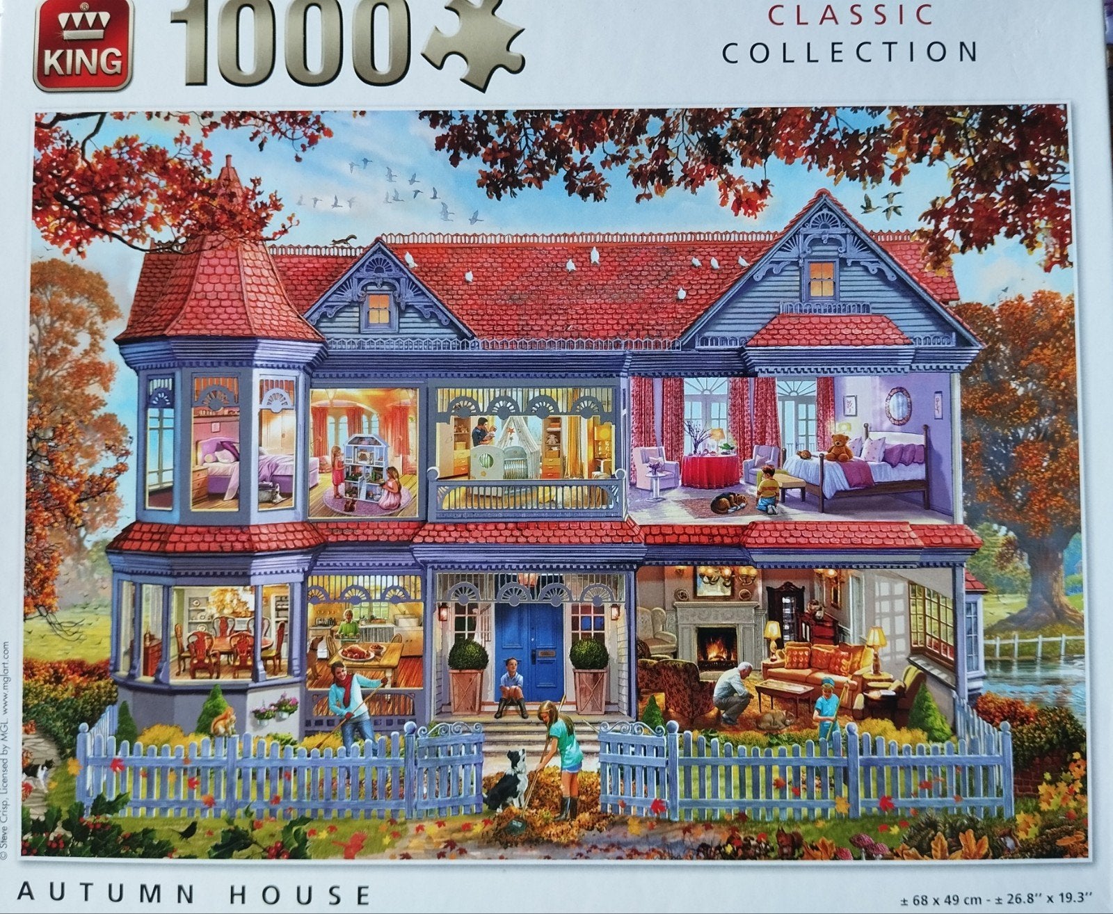 King puzzel, Ophalen, 500 t/m 1500 stukjes, Zo goed als nieuw