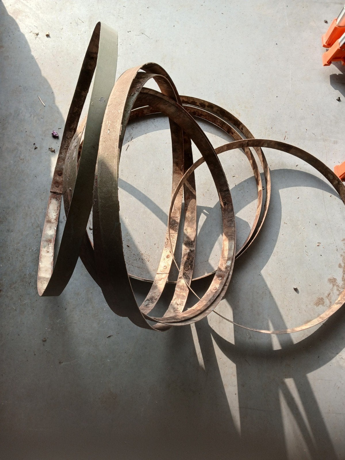 Metalen ringen, diverse maten, voor decoratie/projecten, Ophalen, Gebruikt, IJzer