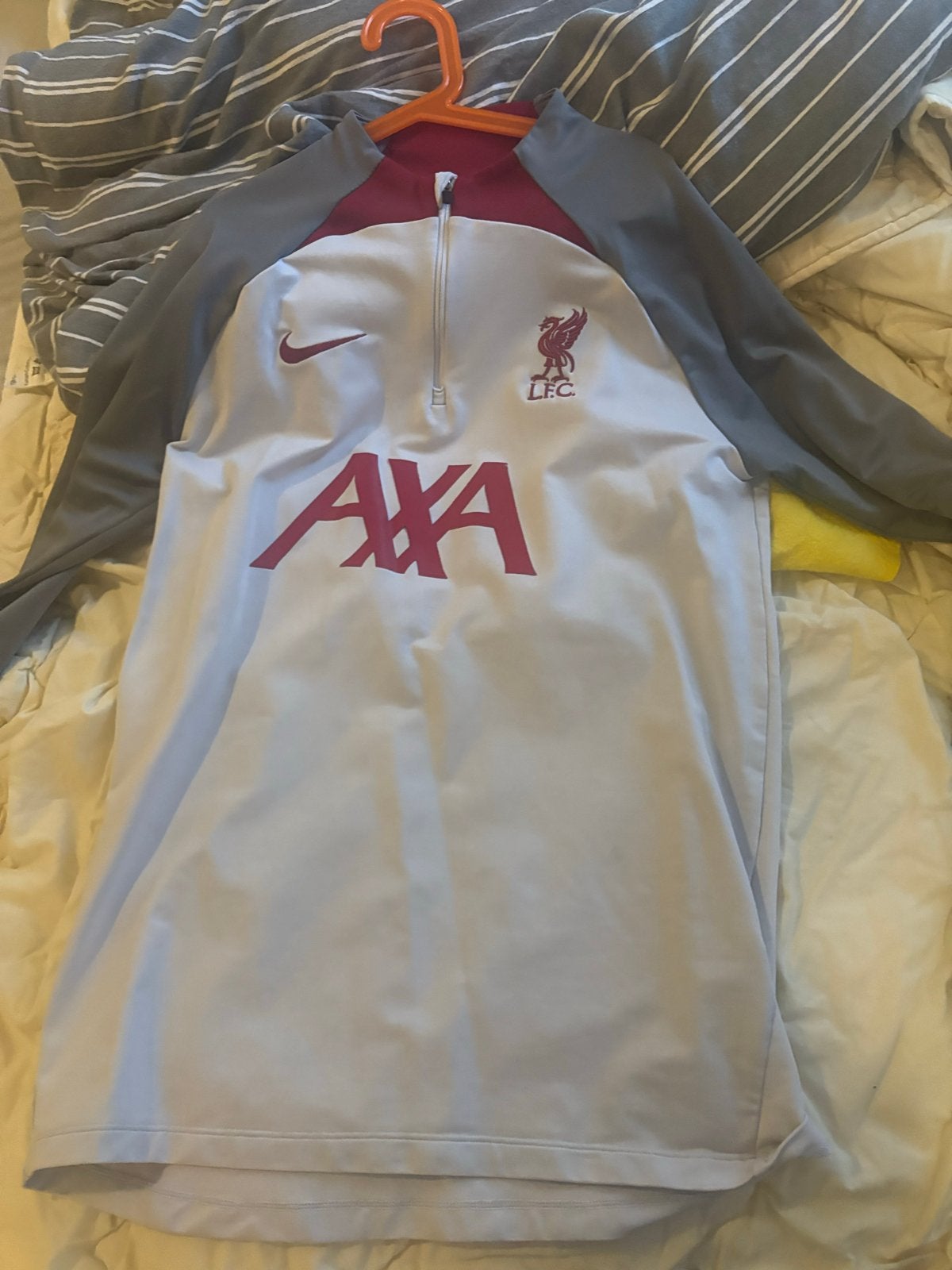 Liverpool FC Trainingstrui Nike AXA - Maat M, Ophalen, Maat 48/50 (M), Wit, Nieuw