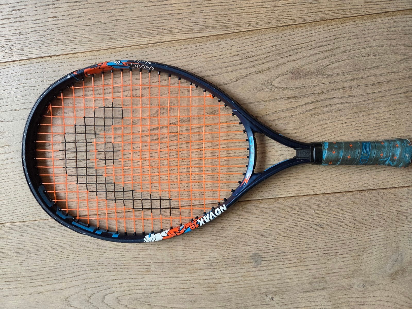 Head Novak 19 Tennisracket - Gebruikt, kids eerste racket, Ophalen of Verzenden, Gebruikt, Racket, Head