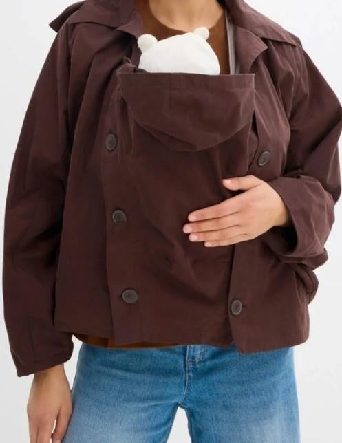 Positie zomer jas jack maat 48 bruin nieuw inzetstuk baby, Kleding | Dames, Bonprix, Bruin, Maat 46/48 (XL) of groter, Nieuw