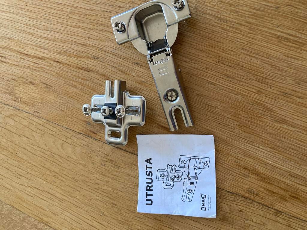 IKEA UTRUSTA Scharnier voor Keukenkastdeur, Ophalen of Verzenden, Zo goed als nieuw