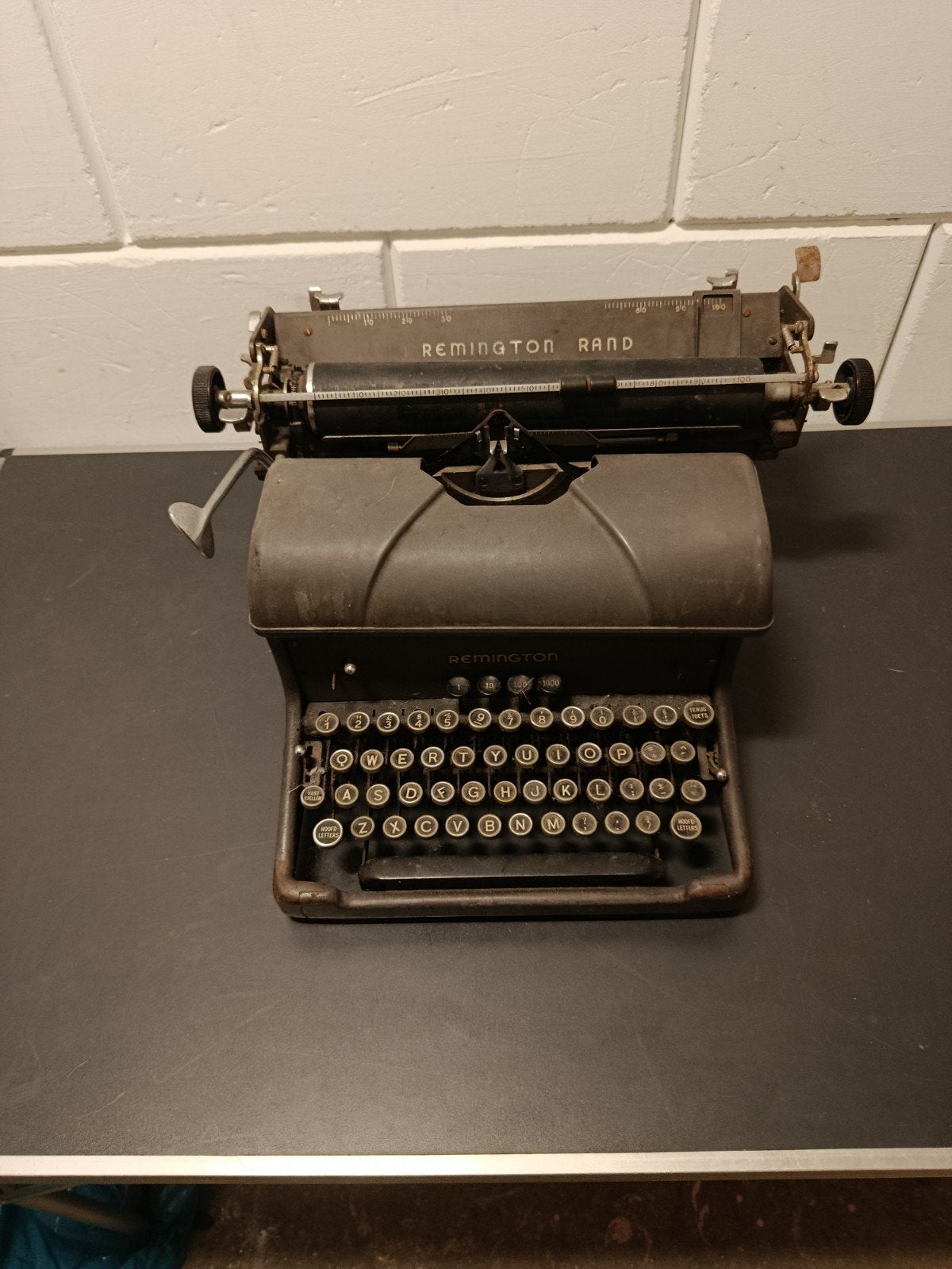 remington rand tijp machine, Diversen, Ophalen of Verzenden, Gebruikt
