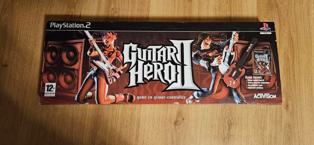 Guitar Hero II - PlayStation 2 Compleet, Muziek, Gebruikt, 1 speler, Eén computer