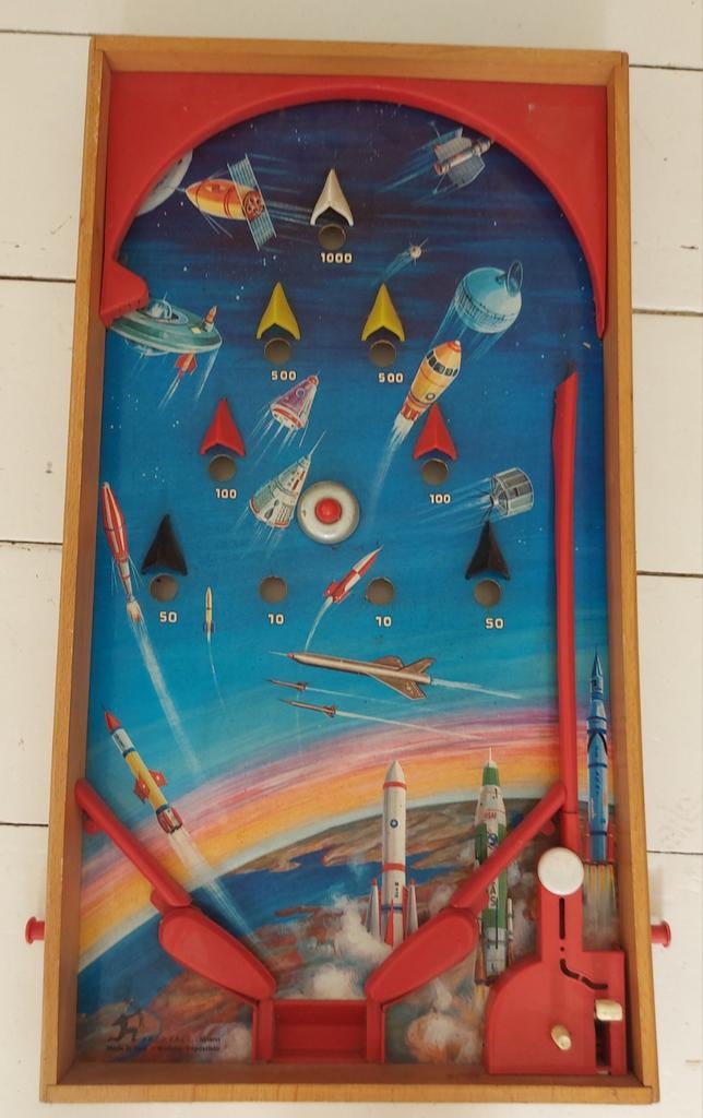Oud flipperspel, Ophalen, Gebruikt