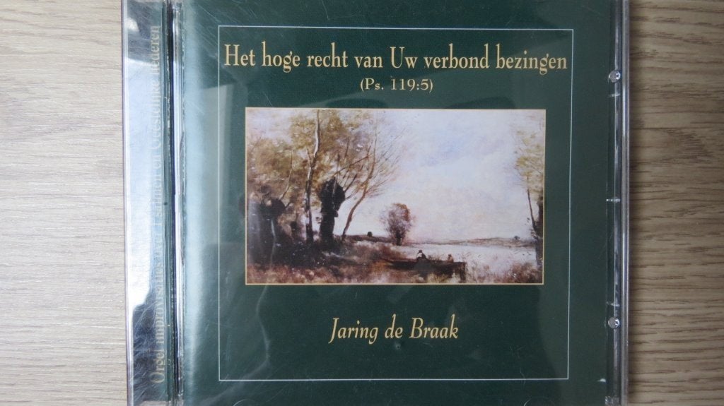 Cd orgel: improvisaties Psalmen, Jaring de Braak, Psalm 119, Ophalen of Verzenden, Zo goed als nieuw, Gospel