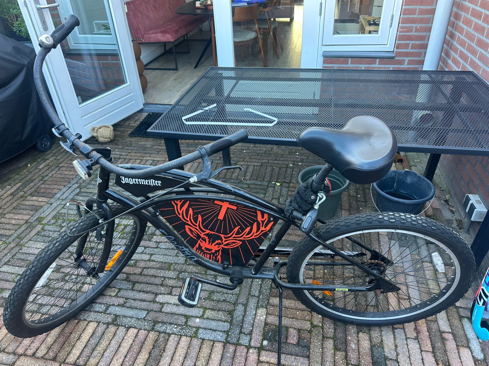 Jagermeister fiets, Ophalen, Terugtraprem, Gebruikt, Staal