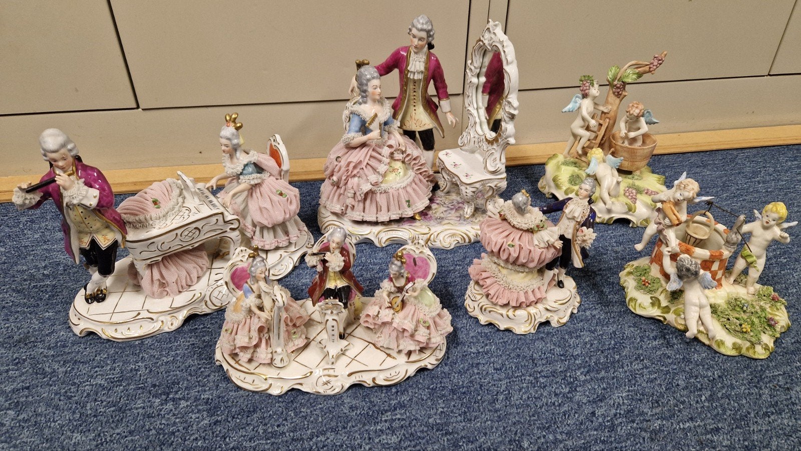 Fijn Duits porselein van Dresden Art, Ophalen of Verzenden, Gebruikt, Huisaccessoire