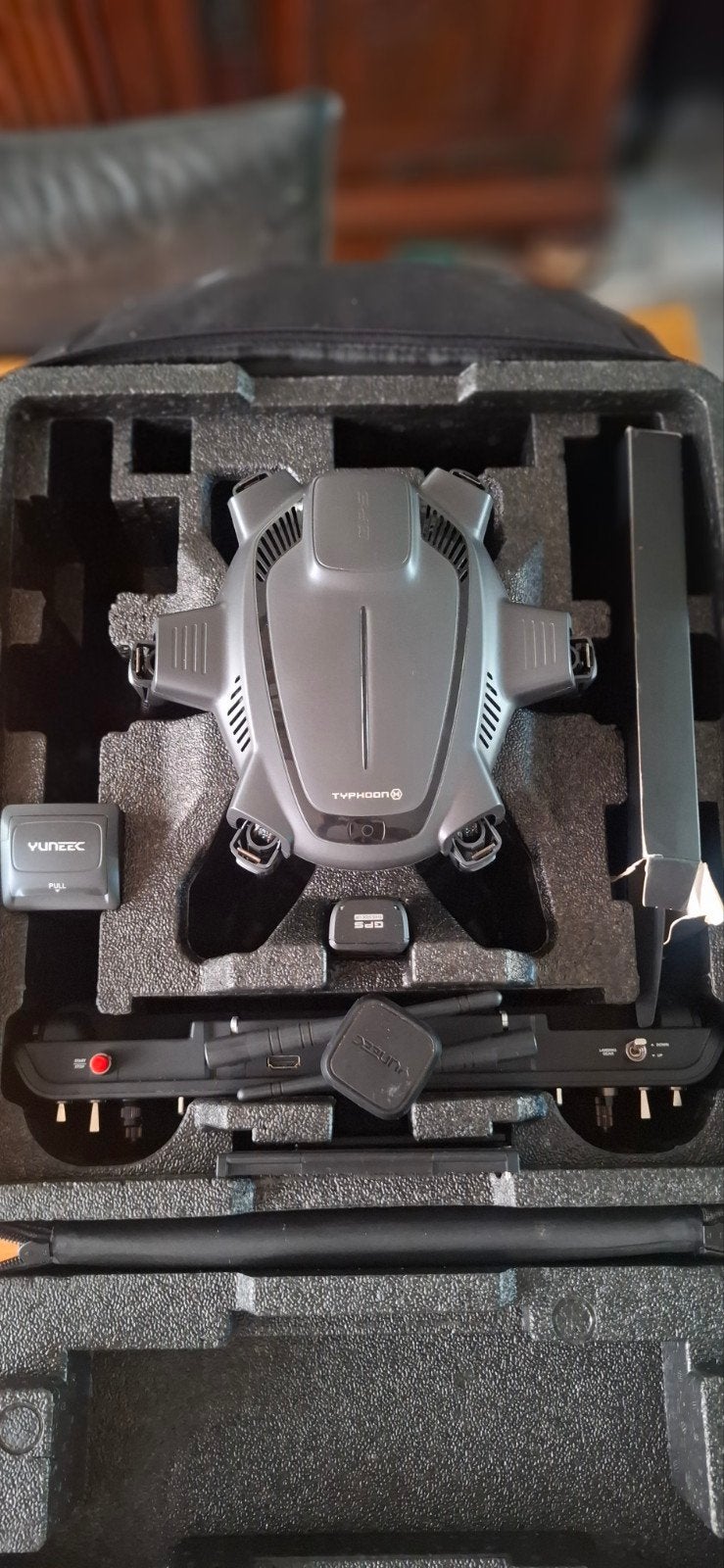 Yuneec Typhoon H drone met 4K camera en extra accu's, Audio, Tv en Foto, Drones, Ophalen, Yuneec, 15 tot 30 minuten, Zo goed als nieuw
