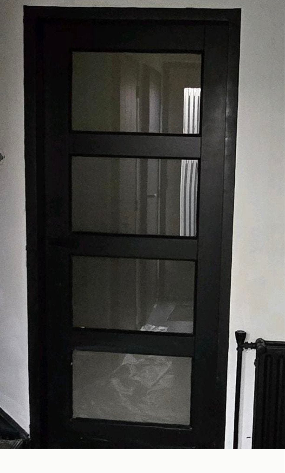 Stompe binnen deur mat glas, Ophalen, Glas, Binnendeur, 200 tot 215 cm