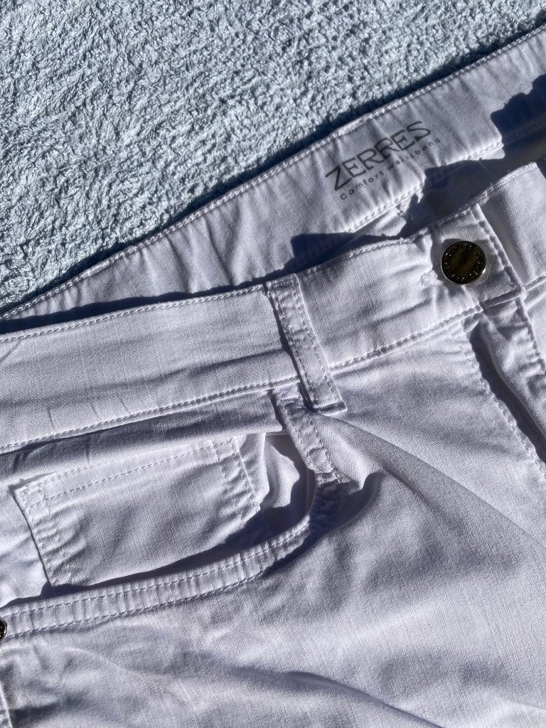 Zerres witte dames zomerbroek maat 44, Wit, Maat 42/44 (L), Ophalen of Verzenden, Zo goed als nieuw