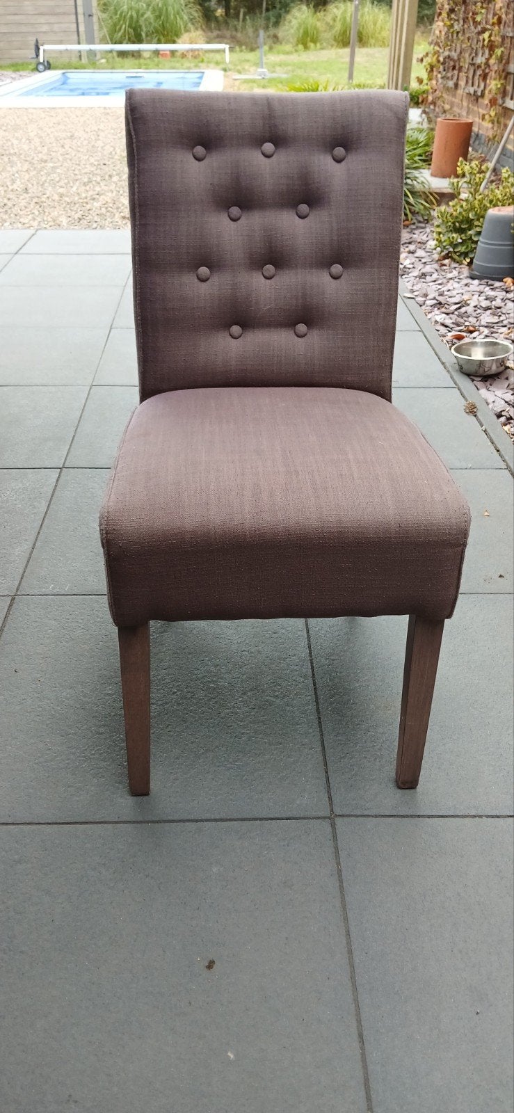 Gratis afhalen!!  Eetkamerstoelen, Huis en Inrichting, Stoelen, Ophalen, Gebruikt, Klassiek, Comfortabel, Bruin