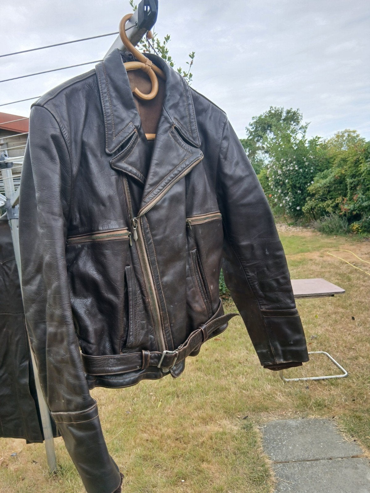 vintage jaren 50 motorjack, vd Dries Middelburg, Ophalen of Verzenden
