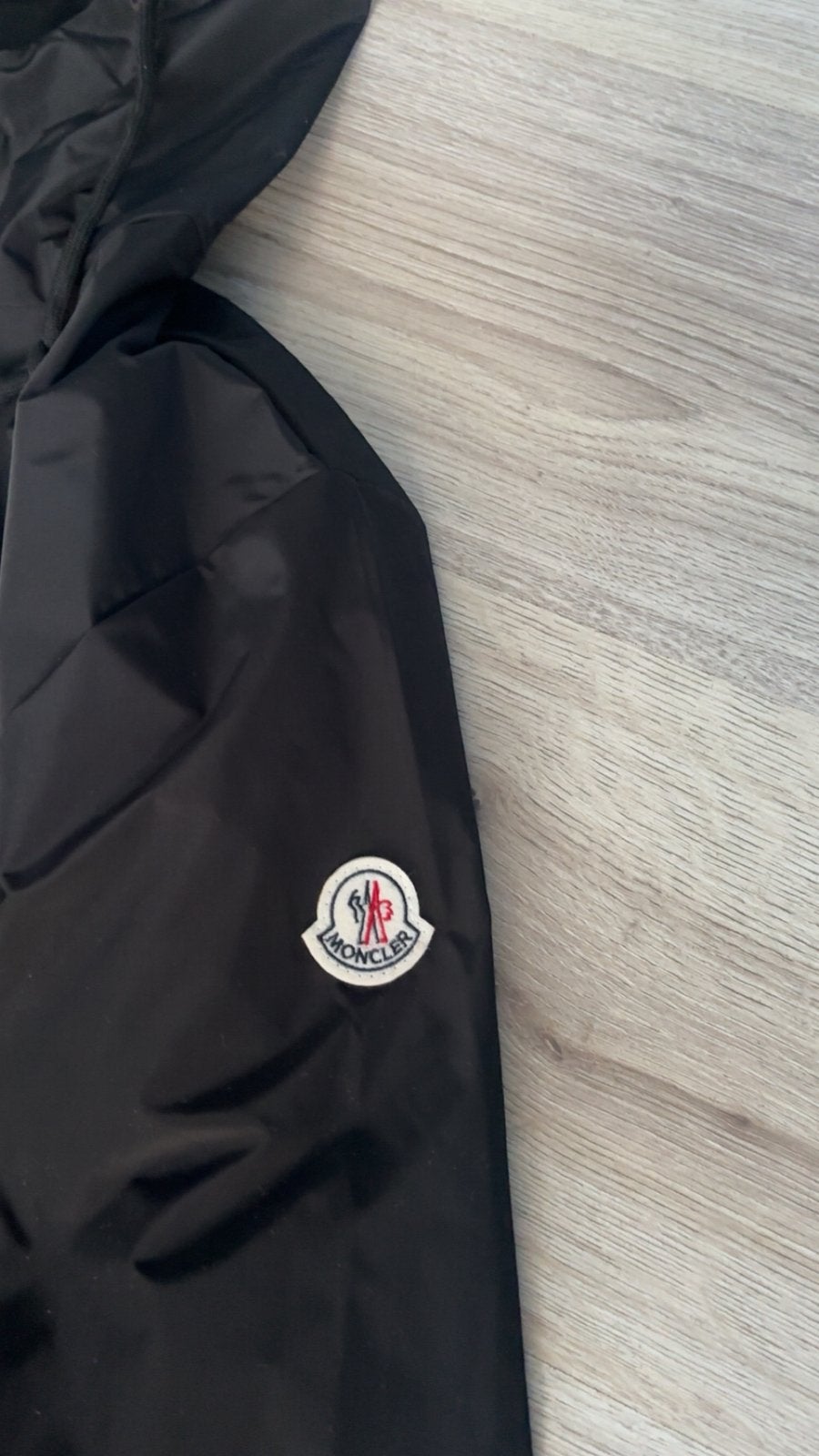 Moncler windbreaker, Ophalen of Verzenden, Zo goed als nieuw, Maat 56/58 (XL), Zwart