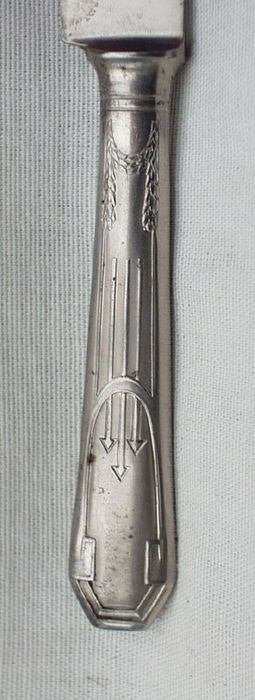 Set van 12 eetmessen - Jugendstil., Antiek en Kunst, Ophalen of Verzenden