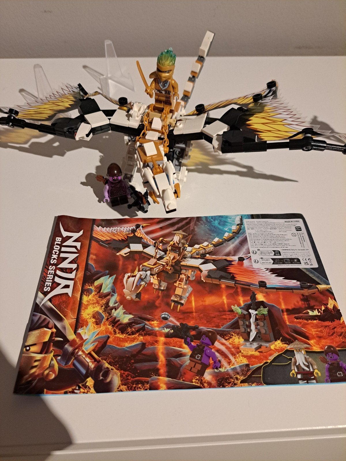 NINJA Blocks Series Gouden Draak Bouwset, Ophalen of Verzenden