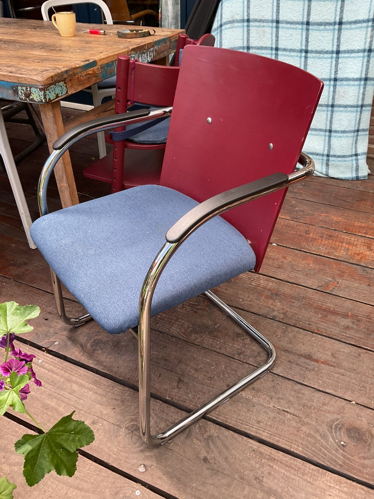 Gratis eetkamerstoelen, Ophalen, Overige materialen, Gebruikt, Twee