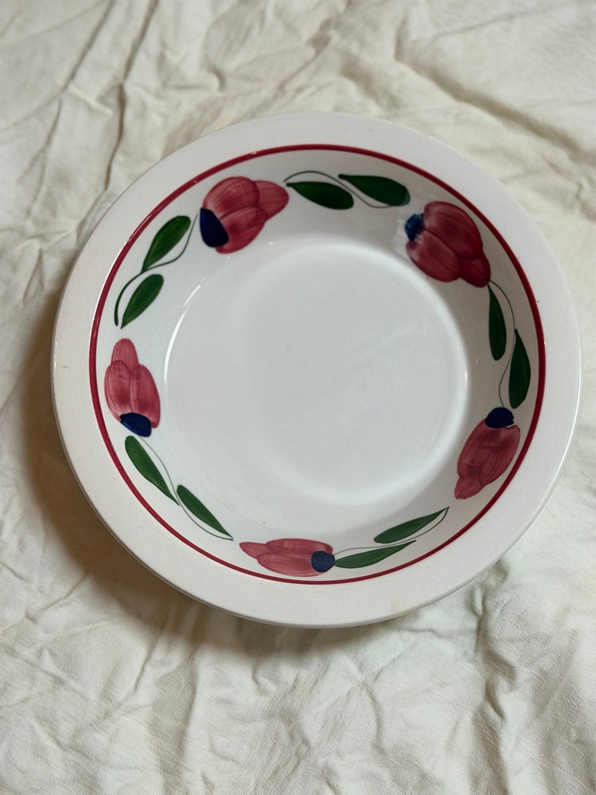Vintage Quadrifoglio Keramische Schaal - Handbeschilderd, Ophalen of Verzenden