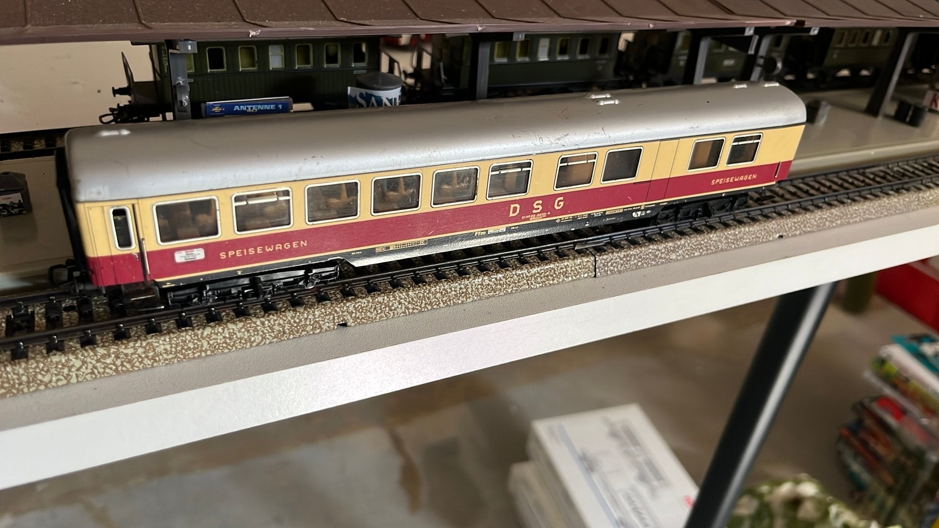 Te koop D-rijtuig van marklin 4087 DSG speisewagon, Hobby en Vrije tijd, Wisselstroom, Wagon, Ophalen of Verzenden, Zo goed als nieuw
