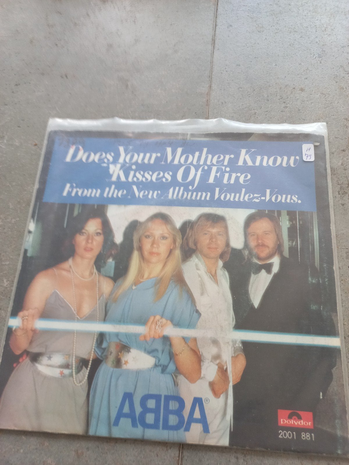 ABBA - Does Your Mother Know / Kisses Of Fire (Single), Ophalen of Verzenden, Gebruikt, 7 inch, Pop
