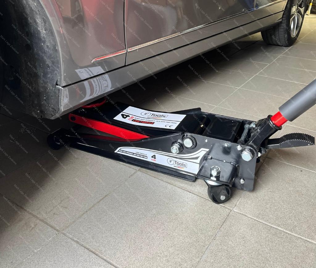 F tools 4t krik met voetpedaal !Nieuw!, Ophalen, Zo goed als nieuw, Hydraulisch, Garagekrik