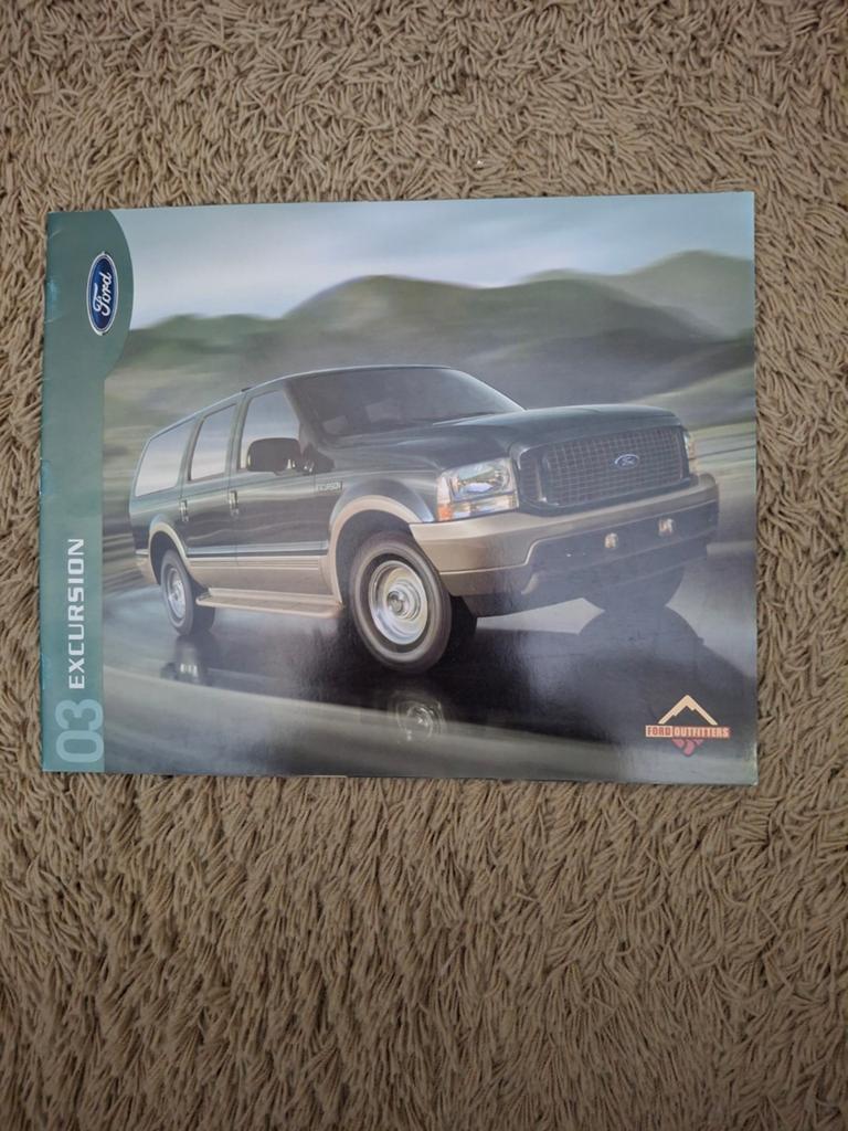 Autofolder Ford Excursion, Verzenden, Ford