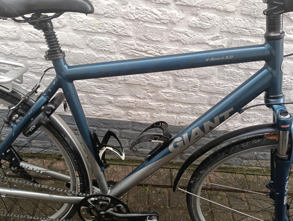 Giant x sport 3.0 heren sportfiets, Ophalen, 28 inch, Vering, Velgrem