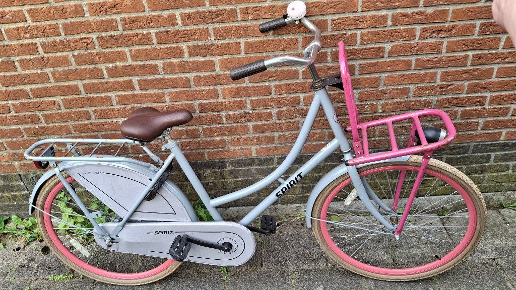 Meisjesfiets 26 inch, Terugtraprem, Gebruikt, Versnellingen, Spirit