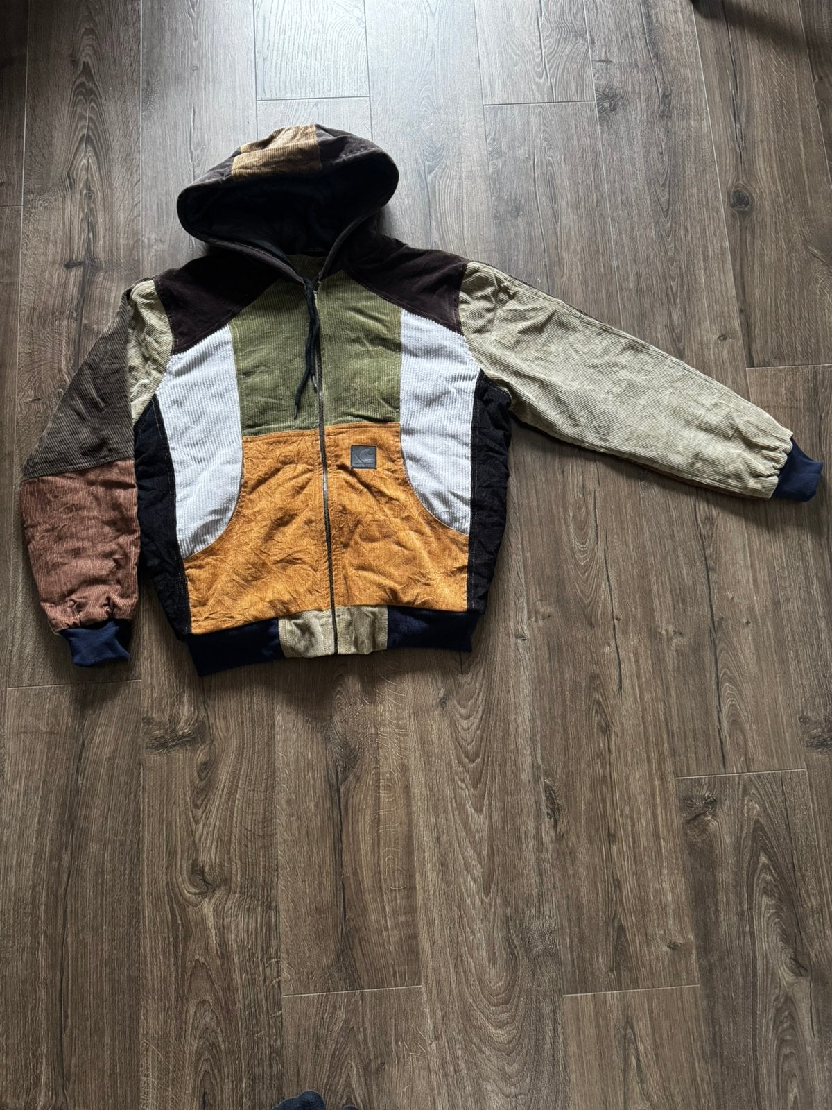 Carhartt Rework Patchwork Corduroy Jacket (Maat L), Verzenden, Nieuw, Maat 52/54 (L), Meerkleurig