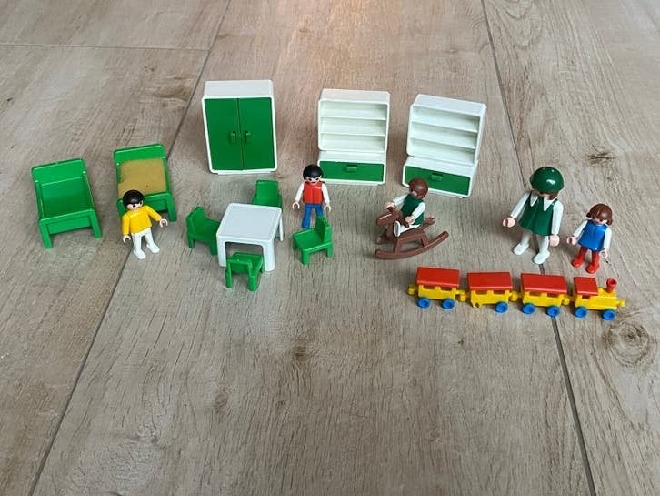 Doos met heel veel vintage Playmobiel, Ophalen, Zo goed als nieuw