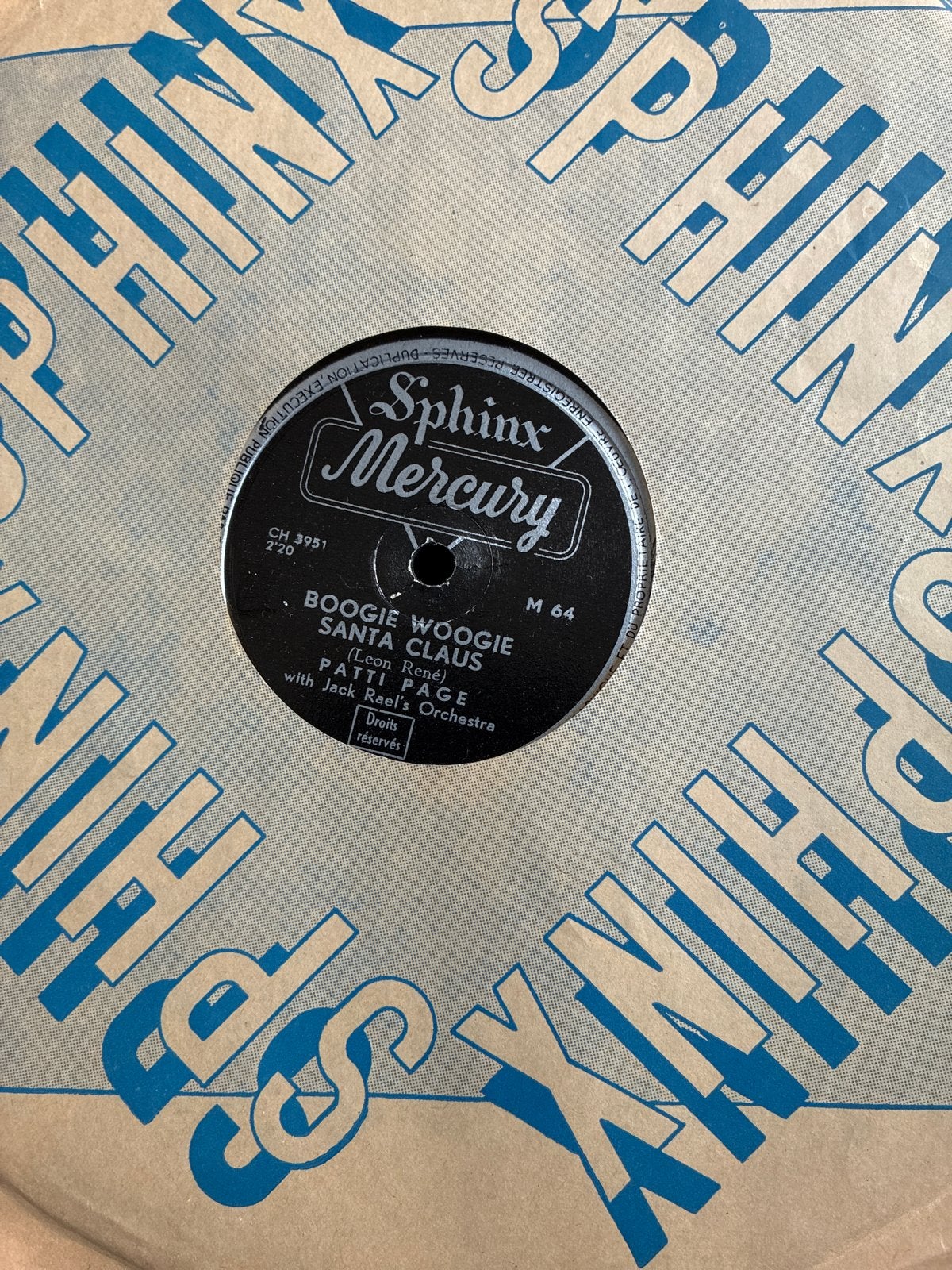 Patti Page - Boogie Woogie Santa Claus / Detour (7 inch), Gebruikt, Pop, 7 inch, Ophalen of Verzenden