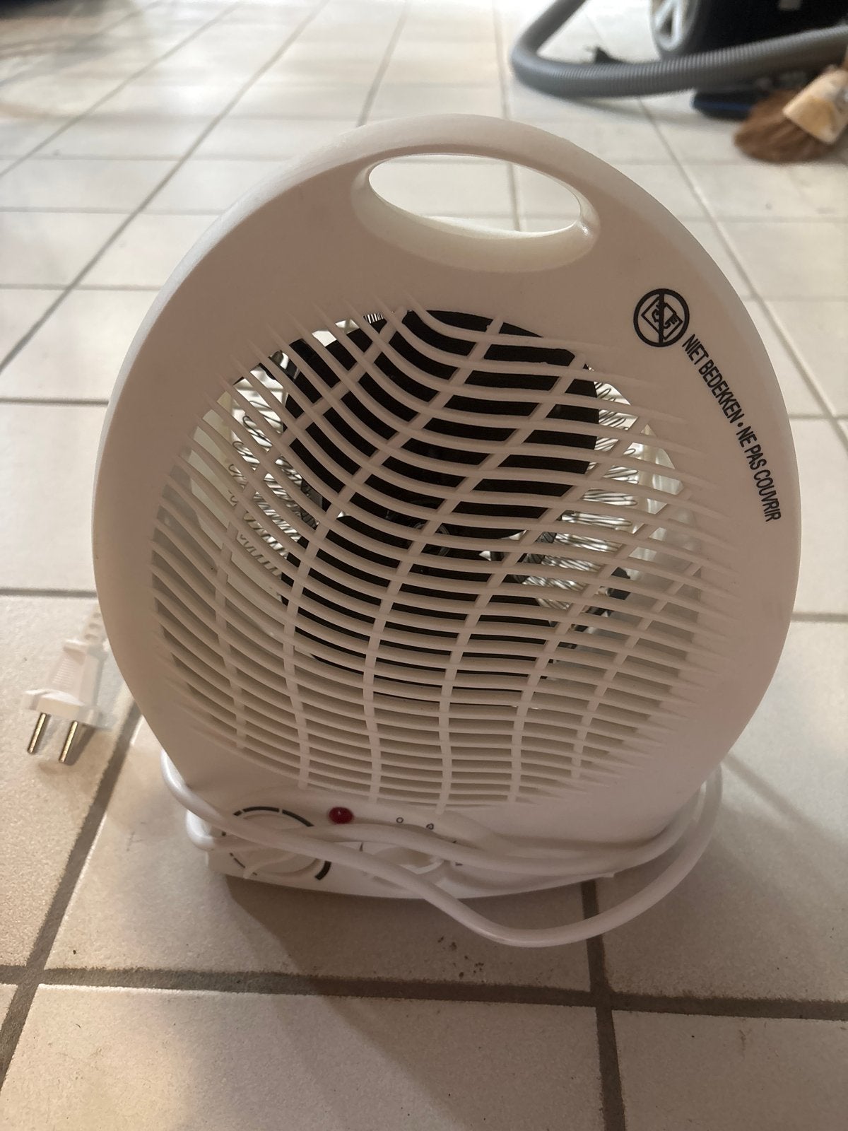 Elektrisch kacheltje - Zo goed als nieuw, Ophalen of Verzenden, Zo goed als nieuw, 800 watt of meer, Kachel