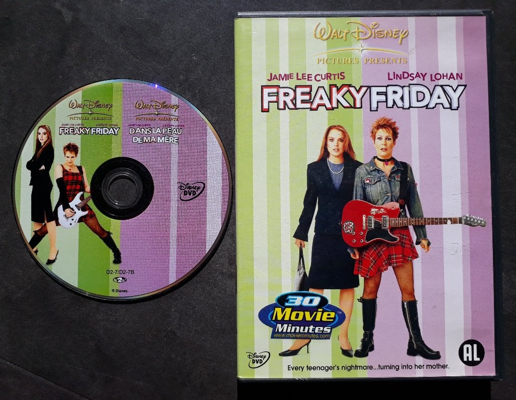 DVD - Freaky Friday - Komedie Film, Alle leeftijden, Nederlands, Ophalen of Verzenden, Zo goed als nieuw