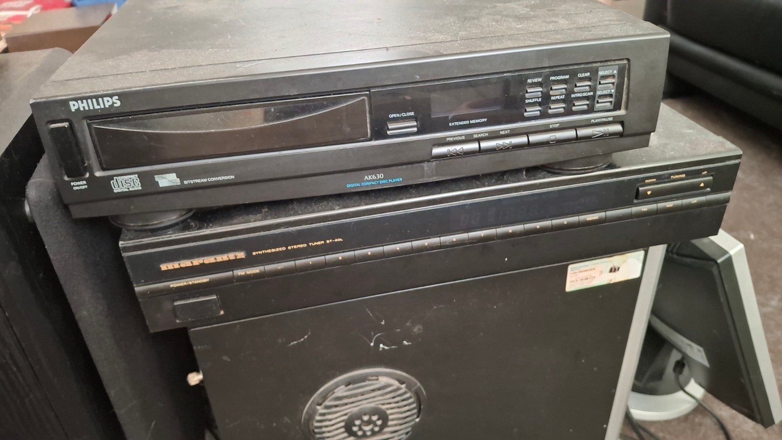 Marantz tuner en Philips cd speler., Ophalen of Verzenden, Philips